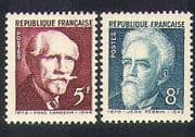 France 1948 Science / Physics / Scientists / People / History 2v set (n36946)