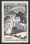 France 1949 Polar / Aurora / Dogs / Sleds / Transport 1v n31733
