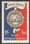 France 1951 Paris Bimillenary/ Mercantile Guild Seal/ Ship/ Sail/ History/ Transport 1v (n41763)