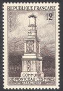 France 1956 Coal Mining/ Monument/ Lamp/ Minerals/Energy/ Miners 1v (n33141)
