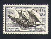 France 1957 Stamp Day / Boat / Transport / Sailing / Commerce / Trade 1v n32641