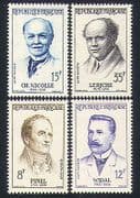 France 1958 Doctors / Medical / People / Health / Welfare 4v set (n32921)