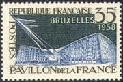 France 1958 Pavilion/ EXPO/ Exhibition/ Buildings/ Architecture/ Commerce 1v (n42816)