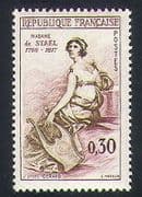 France 1960 Writers / Literature / People / Stael / Music 1v (n34095)