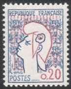France 1961 "Marianne"/ Animation/ Art/ Jean Cocteau/ Artists/ Definitives 1v (n45558)