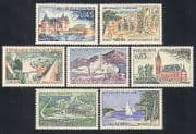 France 1961 Tourism / Buildings / Bridges / Sailing / Architecture 7v set (n33102)