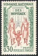France 1962 Nurses/ Hospital Week/ Medical/ Health/ Welfare/ Buildings 1v (n42458)