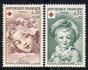 France 1962 Red Cross / Medical / Children / Health 2v n29910