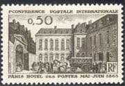 France 1963 Horses/ Mail/ Stage-coach/ Bus/ Postal Transport/ Buildings/ Architetcure 1v (n23538)