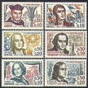 France 1963 Red Cross Fund / People / Composers / Writers / Scientists 6v set (n36927)