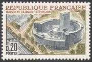 France 1963 Television/ Radio/ Communications/ Buildings/ Architecture 1v (n41918)