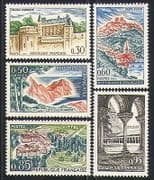 France 1963 Tourism / Buildings / Churches / Coast 5v n31590