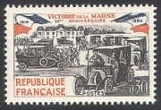 France 1964 Battle of the Marne/ Army/ Taxi/ Cars/ Transport/ Military/ Motors  1v  (n23524)