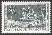 France 1964 Horse / Courier / Mail / Stamp Day / Horses / Animals / Nature 1v (n23439)