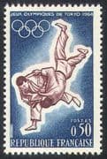 France 1964 Judo/ Olympic Games/ Olympics/ Sports/ Martial Arts 1v (n23821)