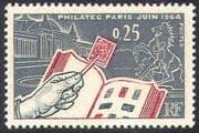 France 1964 "PHILATELIC 1964"/ Exhibition/ S-on-S/ StampEx/ Building/ Horse 1v n41790