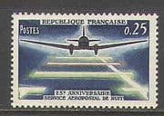France 1964 Plane / Post / Mail / Aviation 1v (n23247)