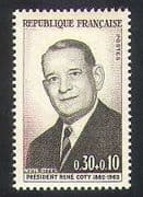 France 1964 President Rene Coty / Politics / Statesmen / Politician / People 1v (n36937)