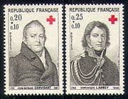 France 1964 Red Cross / Medical / Health / People 2v (n29187)