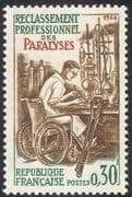 France 1964 Rehabilitation/ Disabled/ Medical/ Health/ Welfare/ Scientist/ Wheelchair 1v (n42460)
