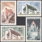 France 1964 Tourism/ Church/ Chateau/ Tower/ Buildings/ Architecture/ Heritage/ History 4v set (n41924)