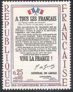 France 1964 WWII / War / Military / de Gaulle 1v (n30897)