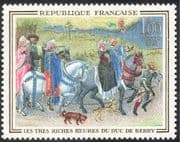 France 1965 Horses/ Falcons/ Birds/ Nature/ Art/ Dogs/ Paintings/ Hunting 1v (n28777)