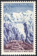 France 1965 Mont Blanc Tunnel/ Roads/ Motoring/ Transport/ Mountains 1v (n32933)