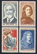 France 1965 Red Cross / People / Composer / Painter / Art / Welfare / Music 4v set (n32928)