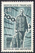 France 1965 Returning Deportees/ WWII/ Prisoners/ War/ Chain/ People 1v (n29033)
