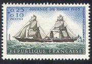 France 1965 Ships / Boats / Nautical / Sailing / Lighthouse 1v (n24263)