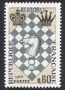 France 1966 Chess / Games / Sports / Board / Horse 1v (n23816)