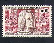 France 1966 Fontenelle / Academy of Sciences / People / Education 1v n33455