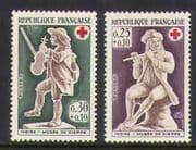 France 1967 Red Cross / Musicians 2v set (n20399)