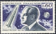 France 1967 Robert Esnault-Pelterie/ Rocket/ Space/ Satellite/ Scientist/ Science 1v (n23246)