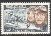 France 1967  Trans-Atlantic Flight/ Plane/ Pilots/ Aviation/ Aircraft  1v  (n23242)