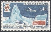 France 1968 Planes / Aviation / Trucks / Motoring / Polar / Transport / Antarctic 1v n25265