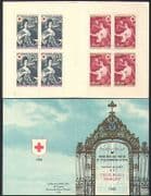 France 1968 Red Cross / Medical / Health / Welfare / Spring / Autumn / Women 8v bklt b4479g