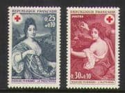 France 1968 Red Cross / Spring / Autumn 2v set (n20400)