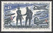 France 1969 WWII/ Planes/ Aircraft/ Aviation/ Pilot/ Military/ Transport 1v (n23454)