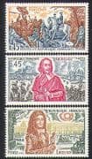 France 1970 History / Battles / Horses / Ships / Cannon / Royalty / Palace 3v set (n36959)