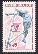 France 1970 Junior Athletics / Sports / Games / Vaulting / Animation 1v (n34174)