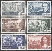 France 1970 Red Cross / People / Animation / Horses 6v n31765