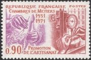 France 1971 Crafts Guilds Association/ Embroidery/ Machinery/ Engineering/ Sewing 1v (n44811)