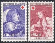 France 1971 Red Cross / Child / Dog / Medical 2v set (n20403)