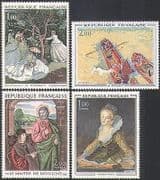 France 1972 Art / Paintings / Boat / Women / Religion / Monet / Artists 4v set (n33516)