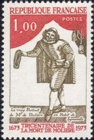 France 1973 Moliere/ Dramatist/ Writers/ Theatre/ Drama/ Plays/ Acting/ Art 1v (n46323)