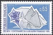 France 1974 Alpine Club/ Mountain Climbing/ Gentian/ Sports/ Flowers 1v (n43854)
