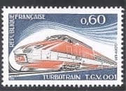 France 1974 Train / Transport / Railway / TGV 1v (n24504)