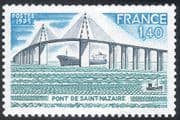 France 1975 St Nazaire Bridge/ Architecture/ Engineering/ Ships/ Transport/ Boats/ Construction 1v (n28736)